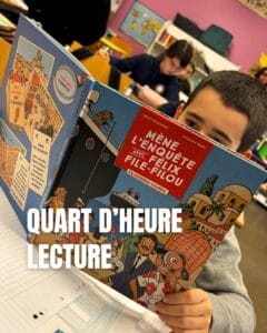 Quart d’heure de lecture